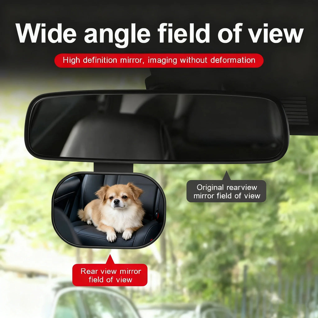 360° Rotatable Baby Car Mirror – Rear Facing Infant View