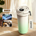 Electric Self-Mixing Insulated Cup – Coffee, Milk & Soy