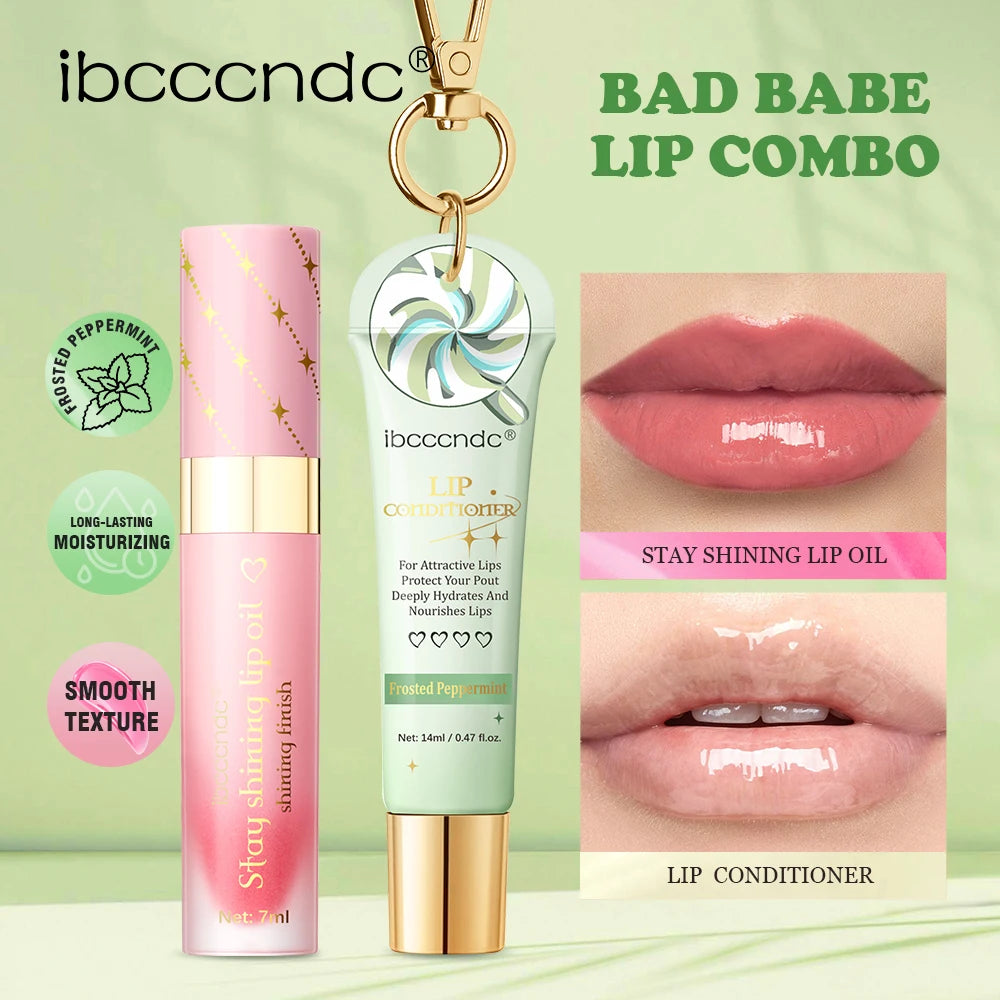 Lip Oil Lipstick Set Long Lasting Hydration Lightweight Texture Natural Lipgloss Lip Deeply Moisturizing Lip Makeup Cosmetics Oasis Select