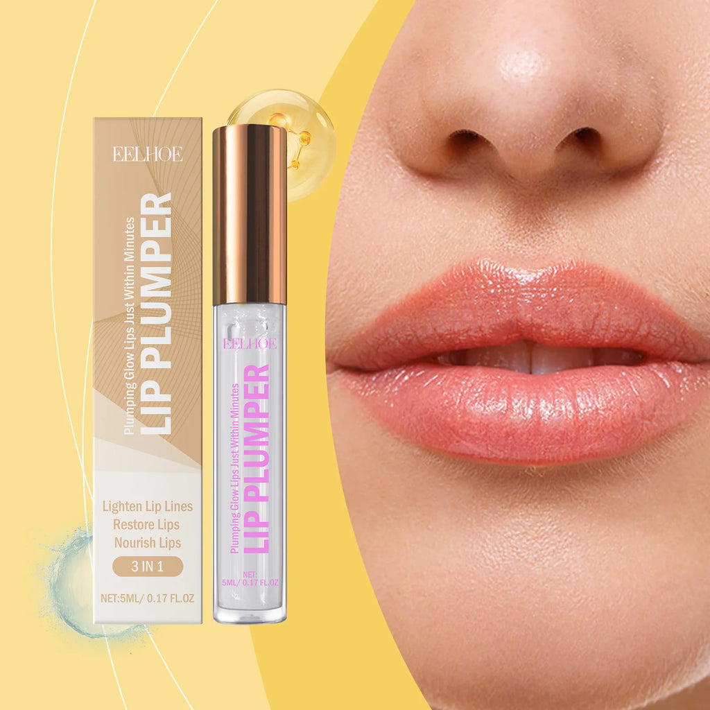 EELHOE Lip Plumper Oil – Volumising, Nourishing & Brightening Lip Plumper Oil Oasis Select