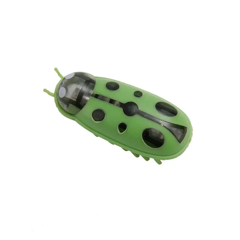 Electric Bug Cat Toy Automatic Flip Battery Operated Pet Dog Beetle Playing Interactive Toy Interactive Cat Toy Pet Supplies Oasis Select L
