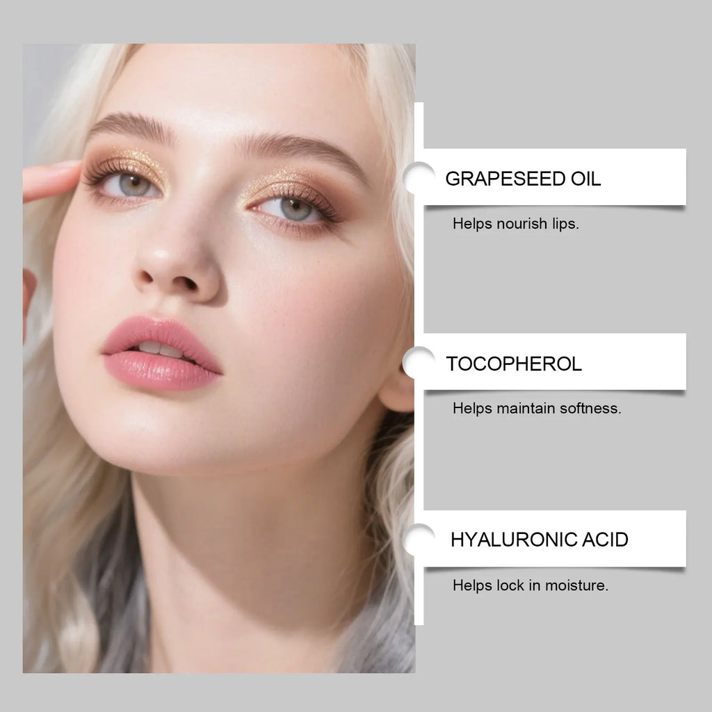 Long-lasting Waterproof Nourishing Lip Oil Gentle Care Hydration Nourishment Smooth Plump Lips Natural Moisturizing Lip Care Oil Oasis Select