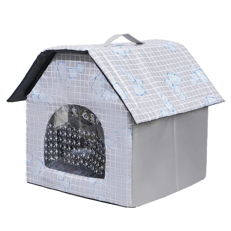 Summer Cool Bed for Cats and Dogs Foldable Cat Air-conditioned House Homemade Ice Packs for Cooling Pet House Ice Bed Oasis Select