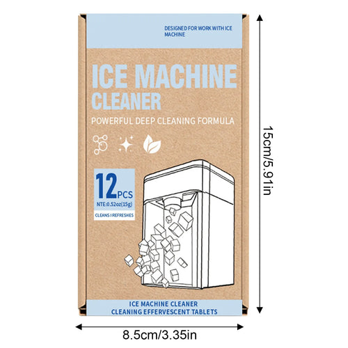 12-Pack Ice Maker Cleaner Descaler Tablets – All Machines Ice Maker Cleaner Oasis Select