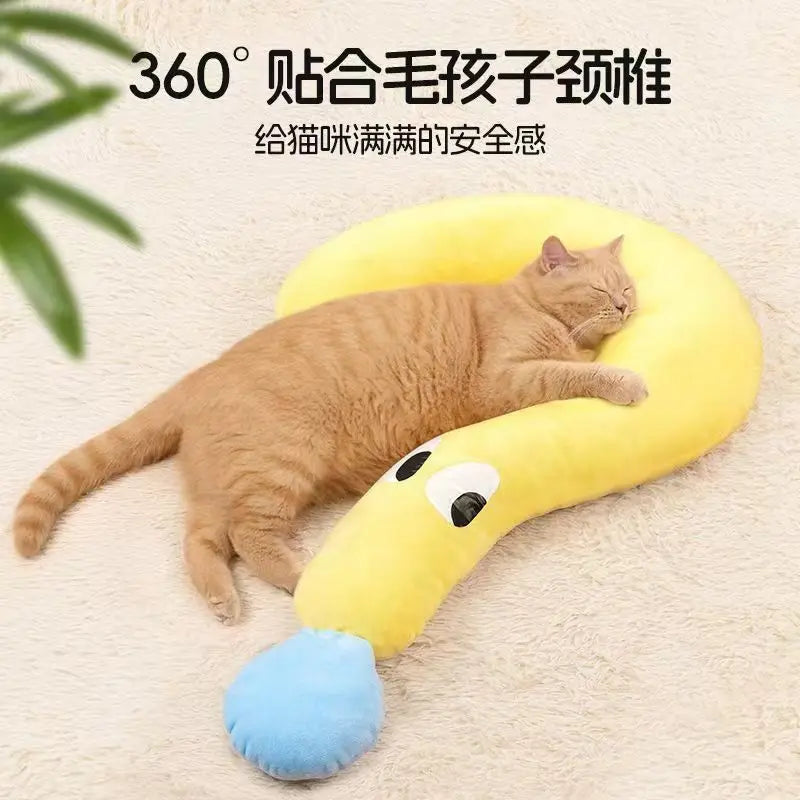 Dog Pillow Four Seasons General Purpose Pet Supplies Toy Pet Mat Sleeping Cat Blanket Kennel Supplies Oasis Select Yellow S (27x46cm)