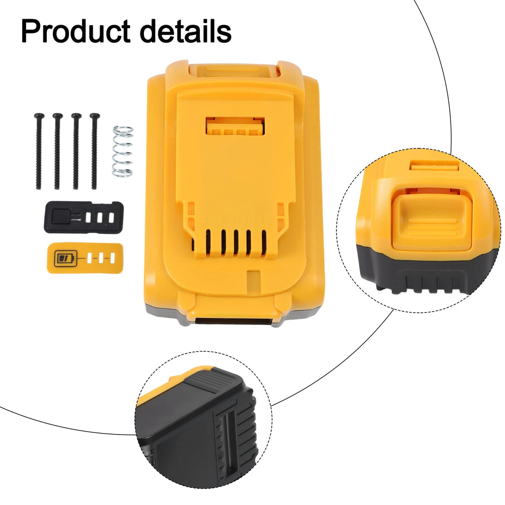 DCB200 18V/20V Li-Ion Battery Plastic Case Shell – DIY Rebuild Battery Replacement Case Oasis Select