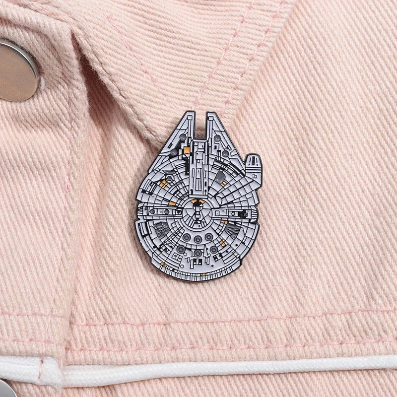 Science Technology Enamel Pins Custom Science Fiction Movies Brooches Lapel Badges Punk Jewelry Gift Oasis Select