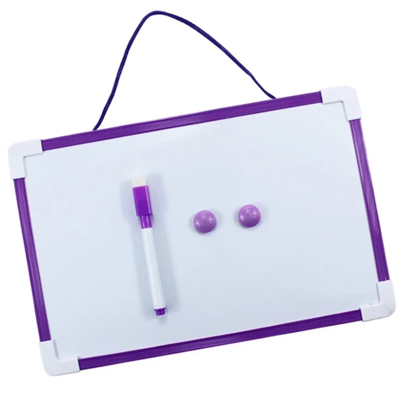 1-Pack Double-Sided Magnetic Whiteboard-Includes 1 Markers Magnets,Wall-Mounted for Home/Office/Classroom,Easy Clean PVC Surface Oasis Select
