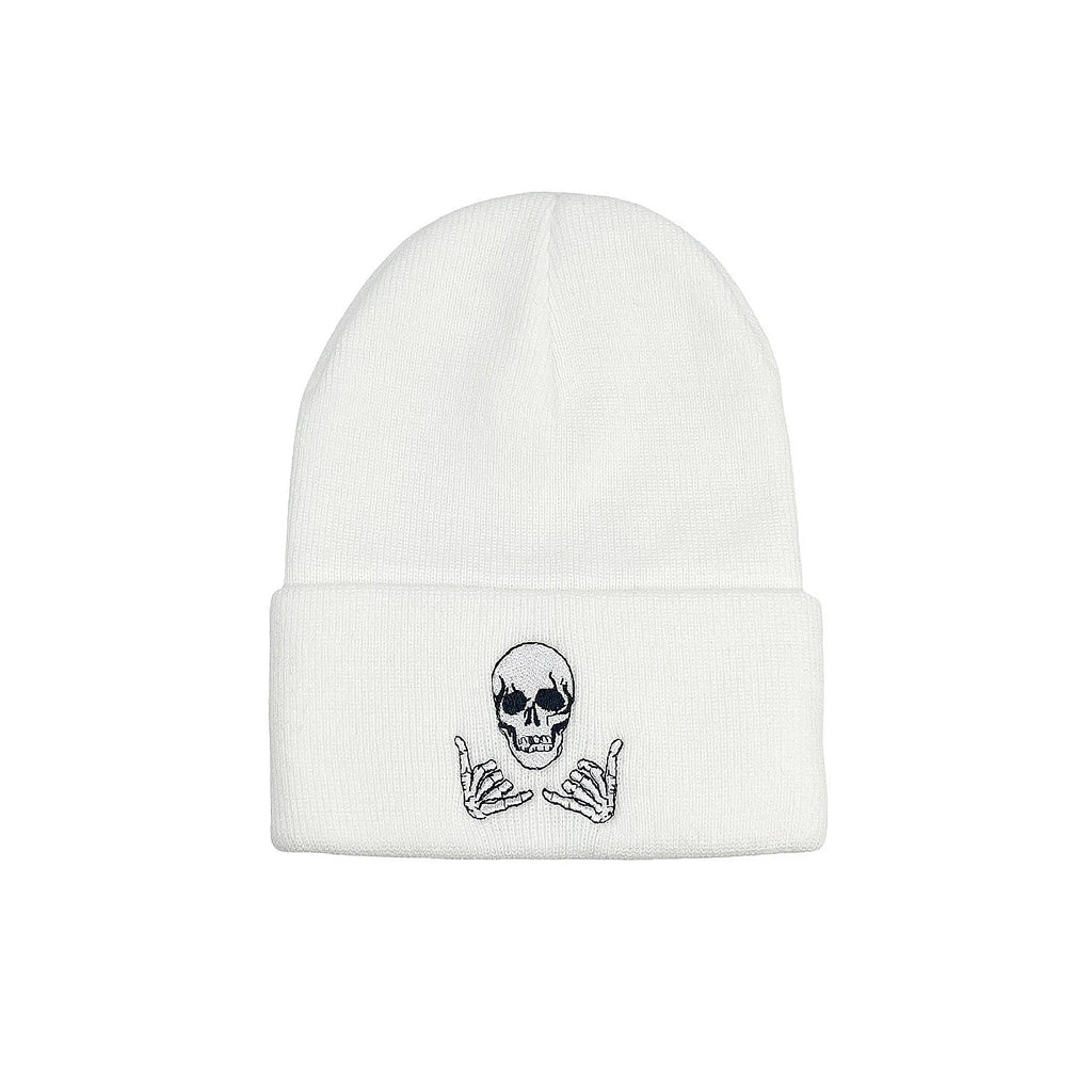 Alphabet Skull Wings Embroidered Hat Cold Guapi Love Pure Acrylic