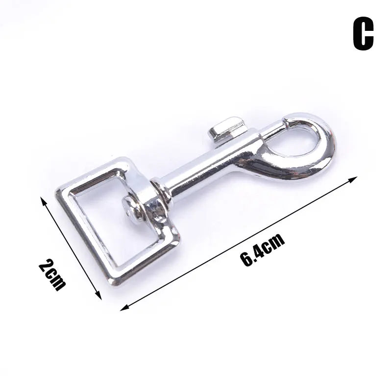 Small Dog Collar Leash Metal Buckle Hardware Sets Straps Swivel Pet Accessories@#X Oasis Select C