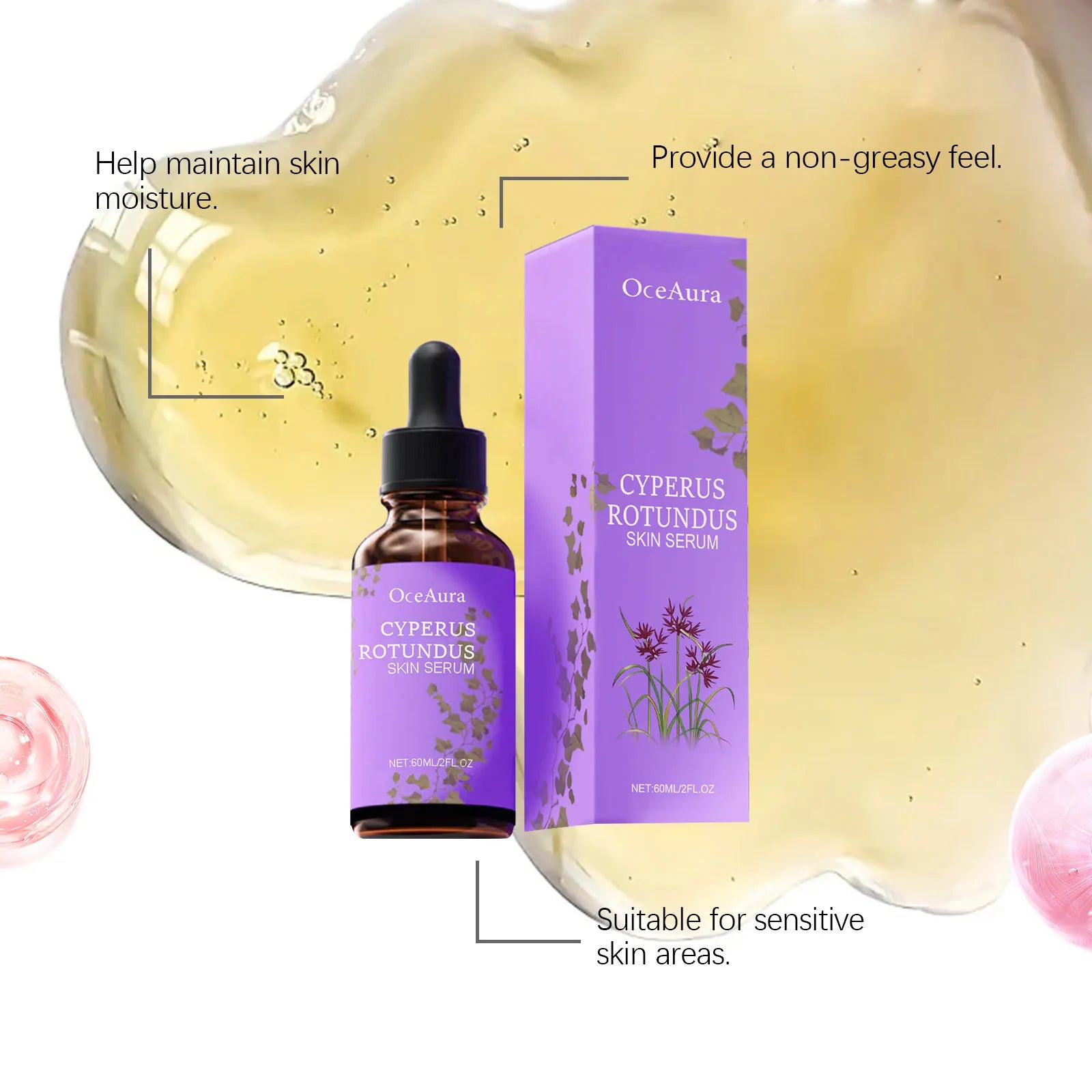 Cyperus Rotundus Serum Hair Growth Inhibitor Soothing Moisturizing Depilatory Refreshing Slowing Reduction Body Hair Growing Oil Oasis Select