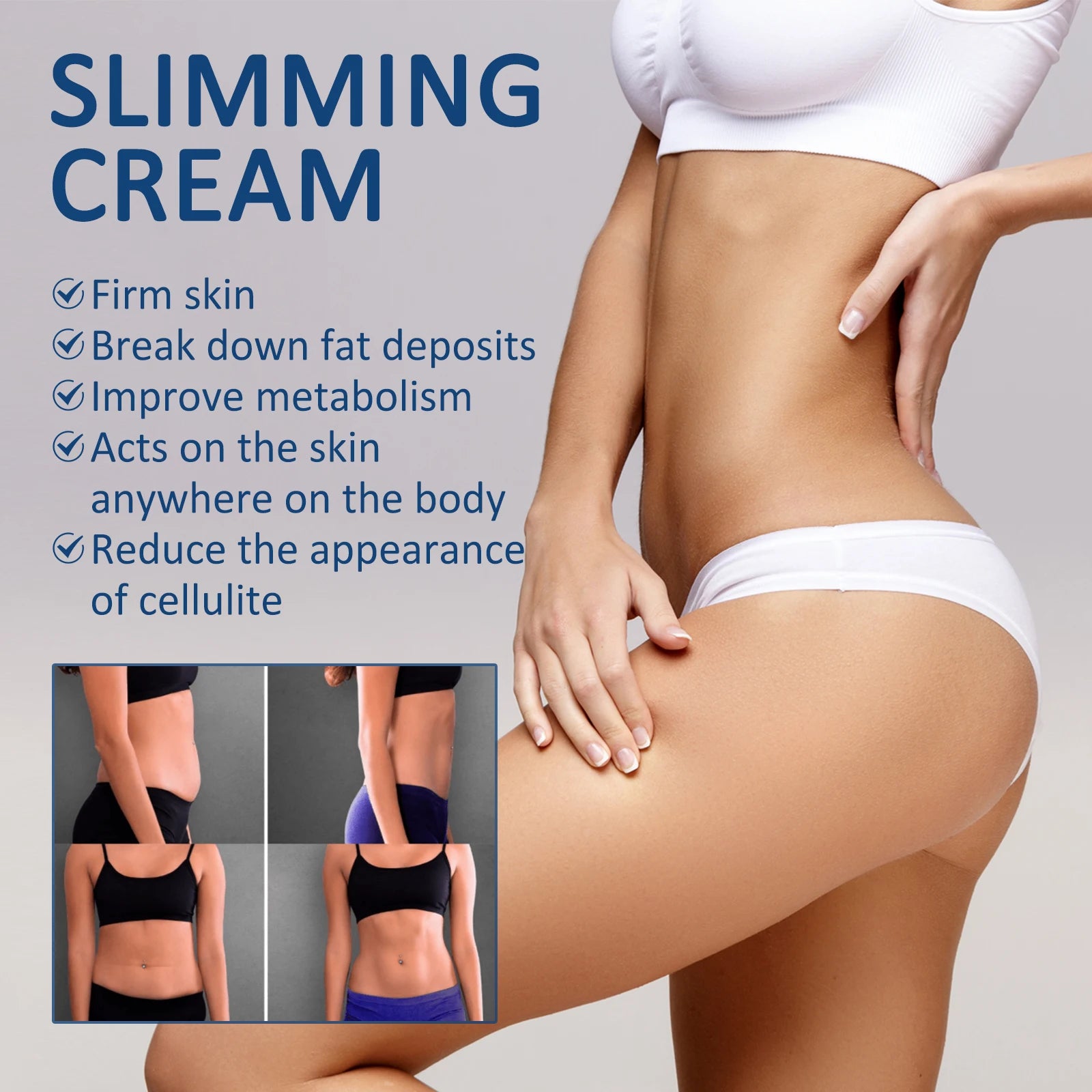 Fast Body Slimming Gel Powerful Fat Burn Weight Loss Cream Reduce Leg Cellulite Belly Firming Shaping Thin Waist Arm Body Care Oasis Select