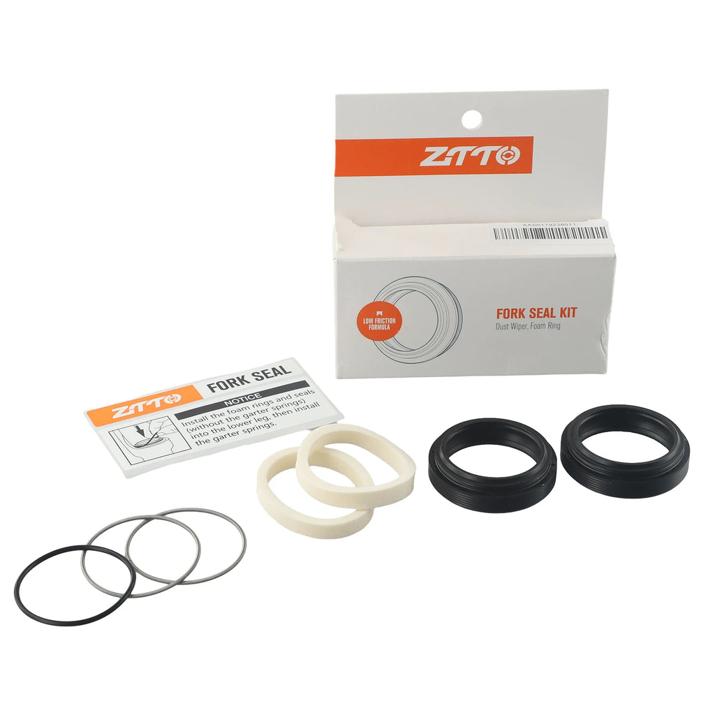 Spring Coil Fork Dust Seal Sealing Ring W/ Sponges 30 X 42mm 30-40mm For FOX/ROCKSHOX Rubber+Aluminum Alloy+Sponge Oasis Select 38x48mm