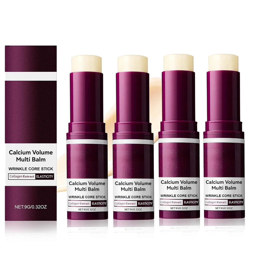 Calcium Multi Balm Stick, Collagen & Elastin Wrinkle Stick, Moisturizing Balm for Eye & Neck Balm, Face Moisture Balm Oasis Select 4pcs