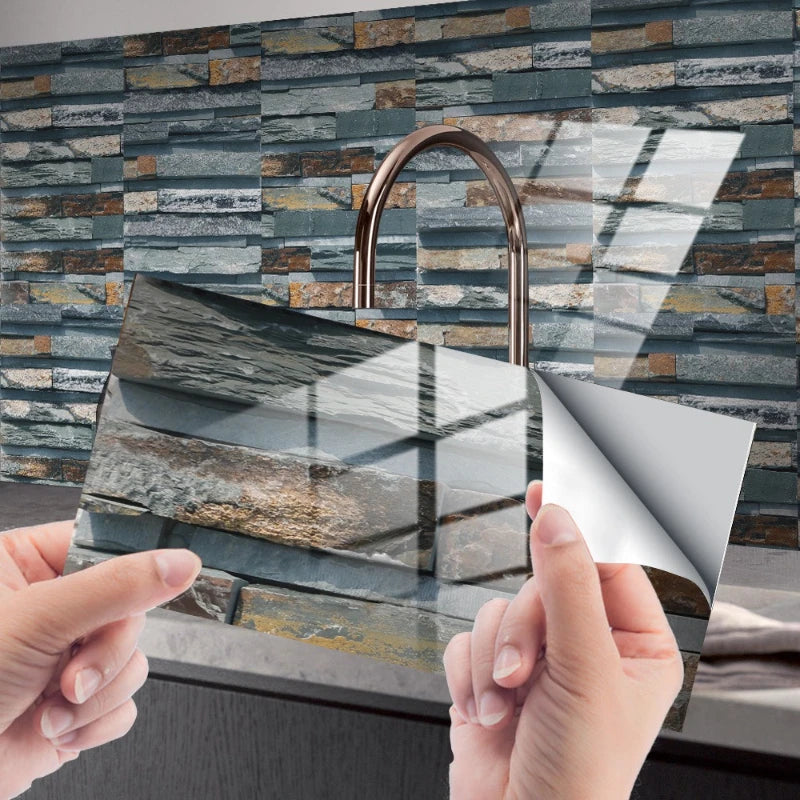 Wall Stickers Home Renovation Crystal Tiles Self-adhesive Flooring