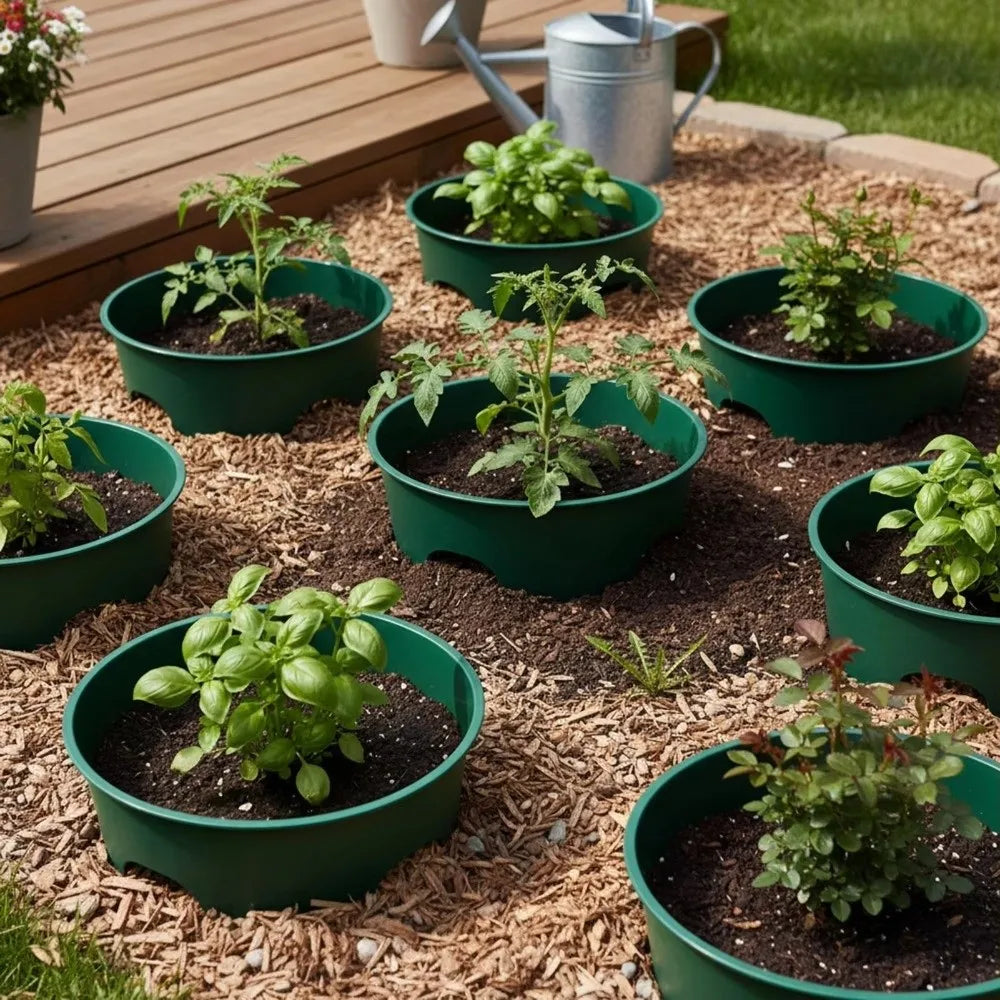 Deep Root Watering Rings for Garden Plants – 2 Pack