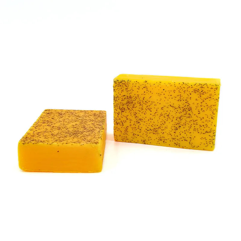 RDQCTQ 1pcs Turmeric Natural Bar Soap for Men, Lemon Kojic Acid Soap, Shower and Facial Soap -No Harsh Chemicals 100g Oasis Select