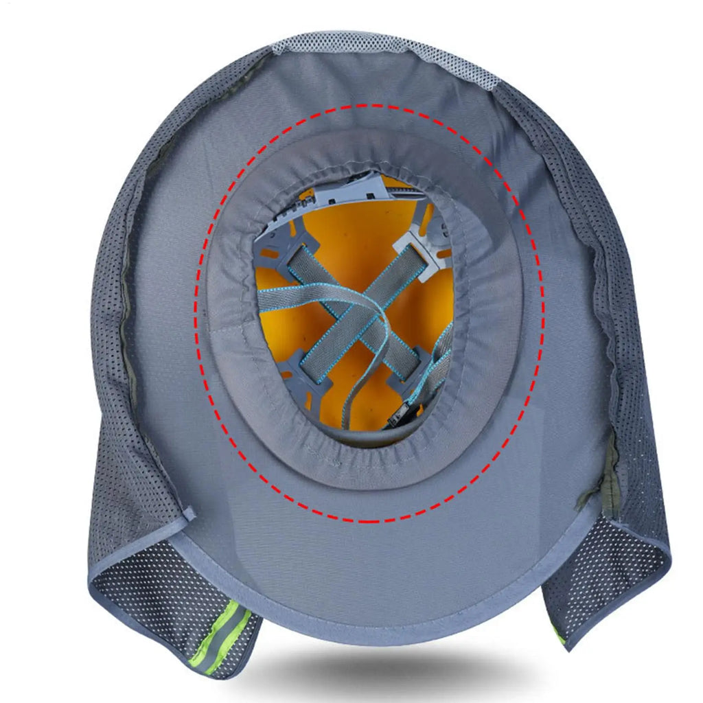 Hard Hat Visor Hard Hat Sunshade Construction Sun Protection Breathable Cooling Safety Helmets Accessories for Material Handling Oasis Select