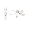 Ceiling Fan with Light & Remote | E27 Socket Dimmable 30W Ceiling Fan Light Oasis Select WHITE