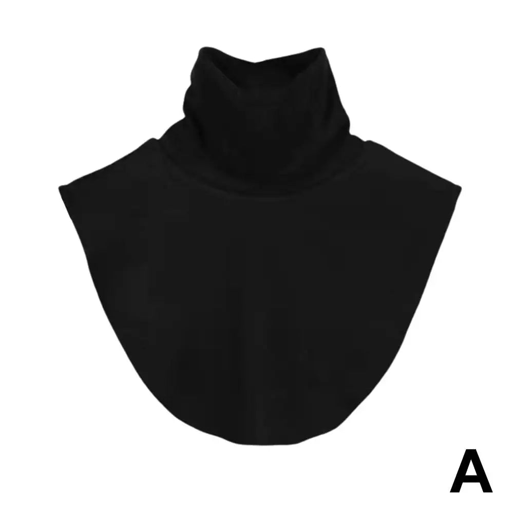 Soft Elastic Modal Detachable Collar Square False Collars Solid Color Turtleneck High Inner Neck Cover For Women Scarf Oasis Select A
