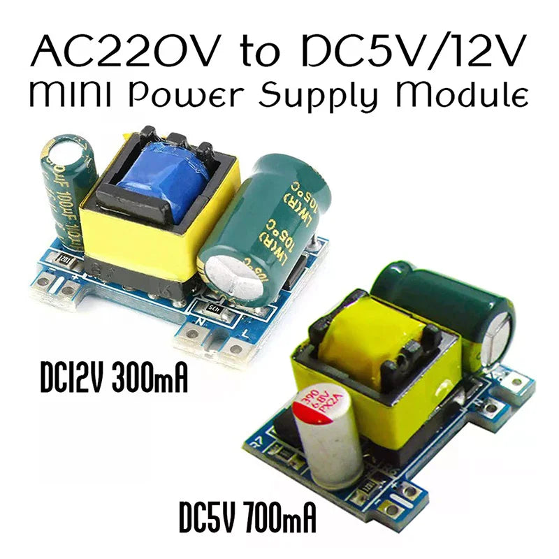HUXUAN AC to DC 5V/12V Isolated Buck Converter Power Module