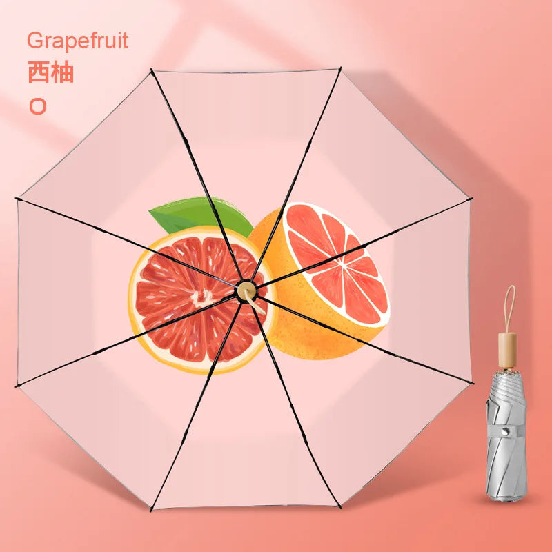 Sun Umbrella UV Protection Sunblock Double Sunshade Umbrella Both Rain and Shine Vinyl Umbrella Oasis Select 15