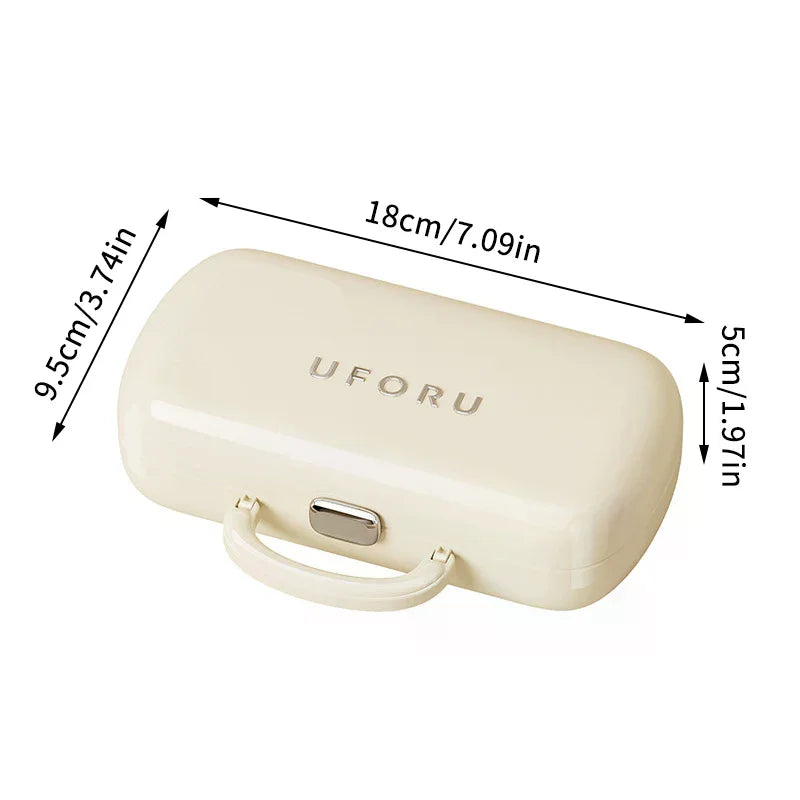 Multi-Functional Dustproof Storage Box Creative Sewing Box Portable Student Manual Sewing Including Needles And Threads Oasis Select