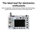 DC 5V DSO183 0-500KHz Digital Oscilloscope DIY Parts Beginner Training Measurement Instrument Electronic Kit Type C Interface Oasis Select Default Title