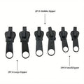 6pcs Instant Zipper Repair Kit with Universal Design & Multiple Sizes, Replacement Zipper Oasis Select 6pcs