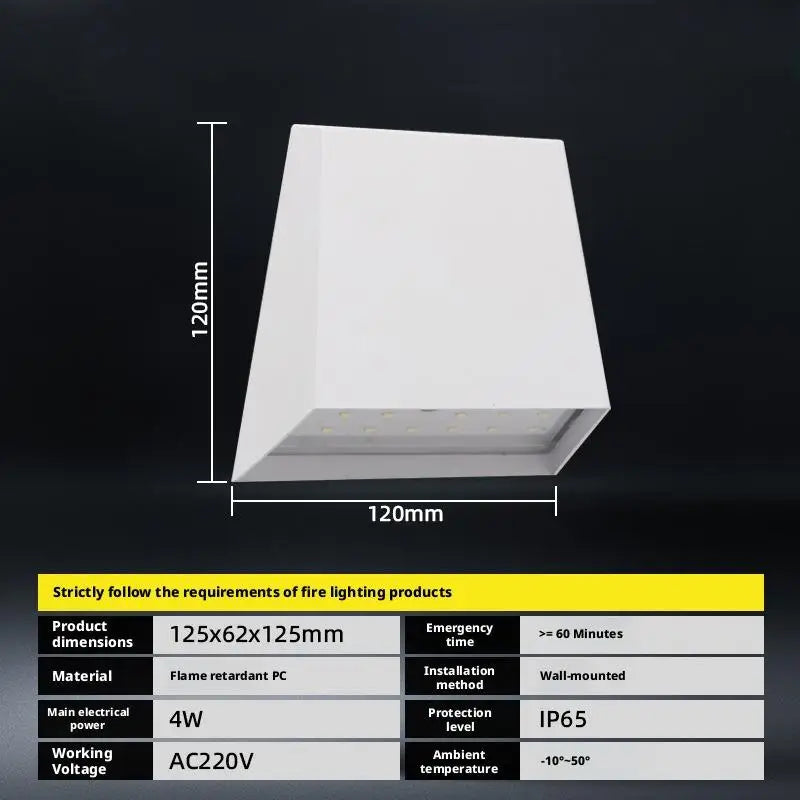 SHINEKNOT LED Motion Sensor Emergency Wall Light | IP65