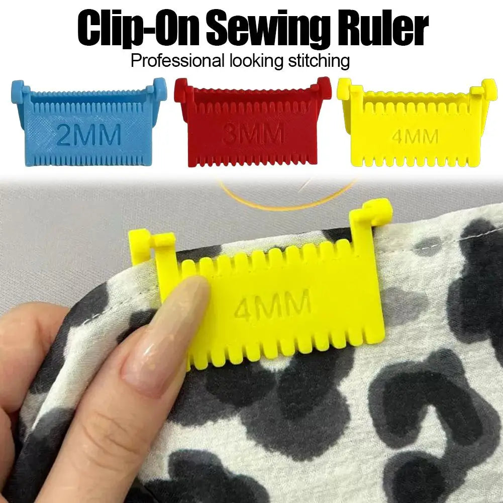 Clip-On Sewing Gauge 2/3/4mm – Edge Stitch Guide for Quilting