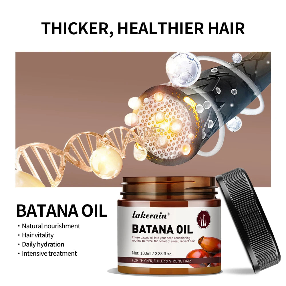 Hair Growth Batana Oil Unrefined Raw for Enhance Efficacy for Thicker Strength Moisturize the scalp Add moisture and nutrition Oasis Select