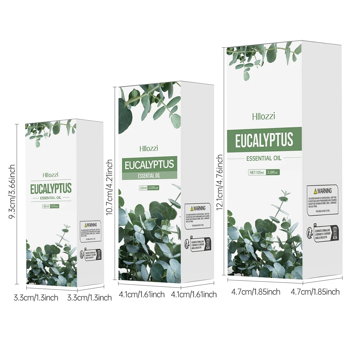 Hllozzi Pure Eucalyptus Essential Oil | Aromatherapy Diffuser