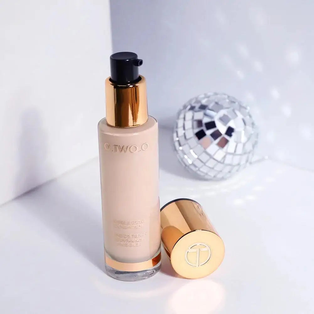 O.TWO.O 8-Shade Liquid Foundation – Waterproof Full Coverage