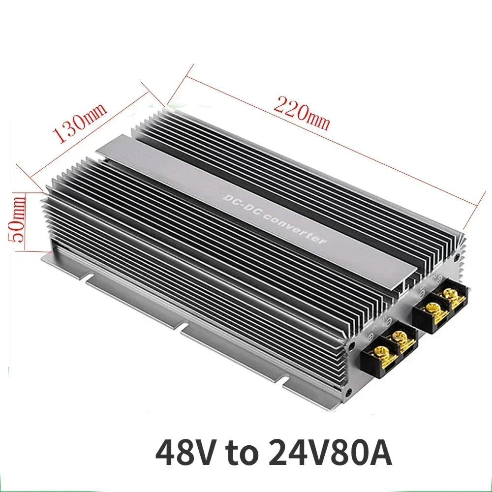 48 Volt to 24 Volt 48V to 24V 50A-125A Switching Power Converter Step Down DC-DC Transformer Buck RegulatorTruck Voltage Oasis Select 48V to 24V80A 48V 24V