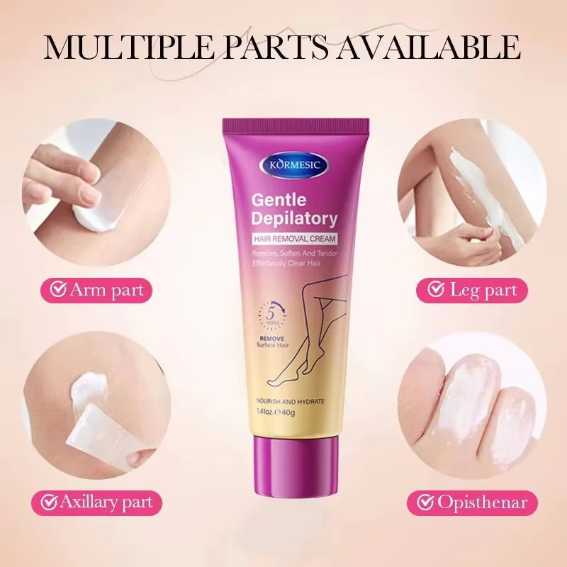 SADOER Hair Removal Cream & Growth Inhibitor – Body & Face Hair Removal Cream Oasis Select