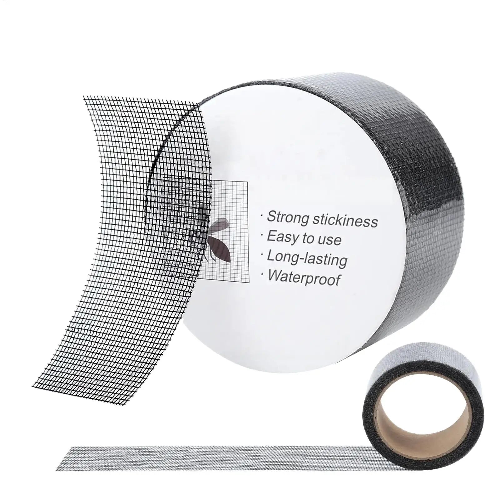Window Screen Repair Tape Strong Adhesive Cuttable Universal Screen Window Mend Patches for Patio RV Camper Pool Railings Oasis Select