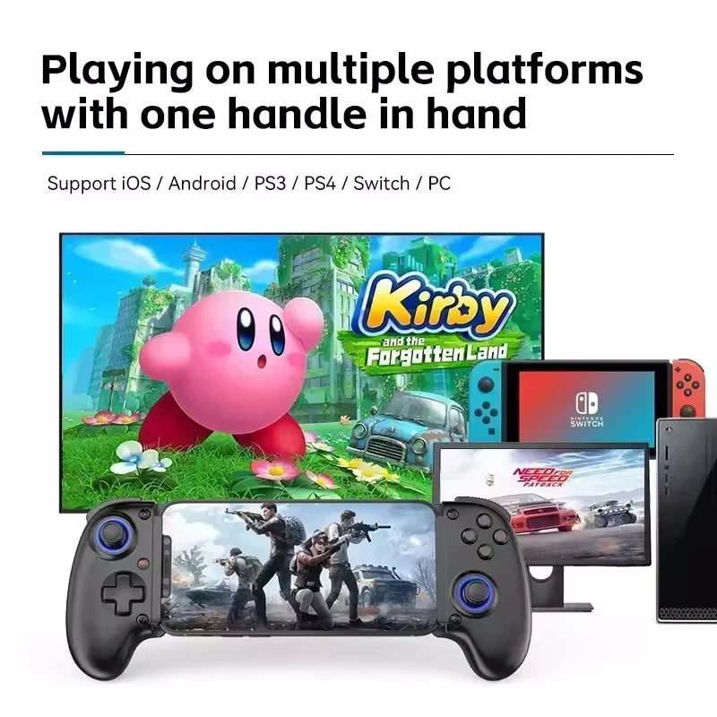 AyeBeau D11 Bluetooth Gamepad – Switch PS4 iOS Android Hall Kit