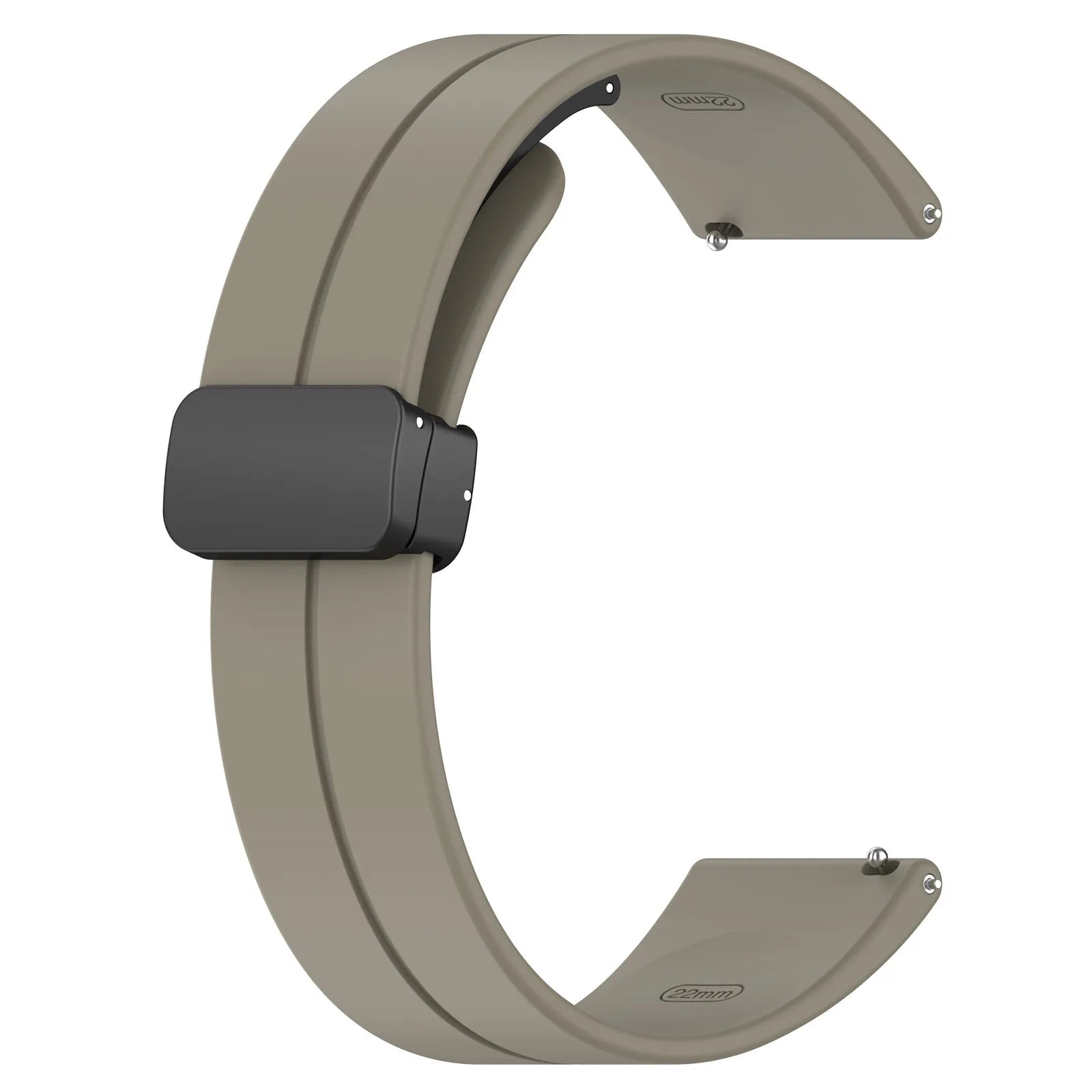 Silicone Watch Band 20mm/22mm – Xiaomi Samsung Huawei Strap Silicone Watch Band Oasis Select Dark Grey 20MM