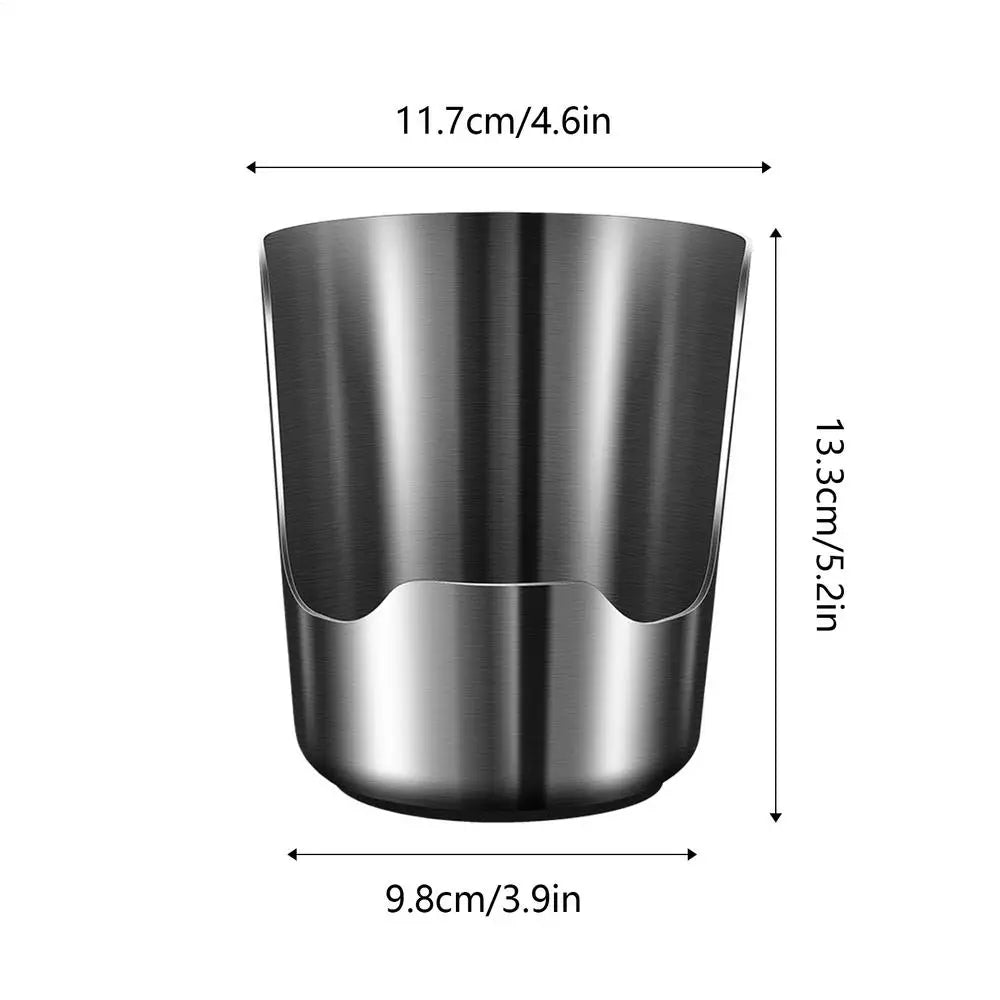 Spoon Rest with Lid Holder 2 in 1 Stainless Steel Vertical Stable Organizer Spoon Rest for Kitchen Counter for Counter Cabinet Oasis Select Dark Grey