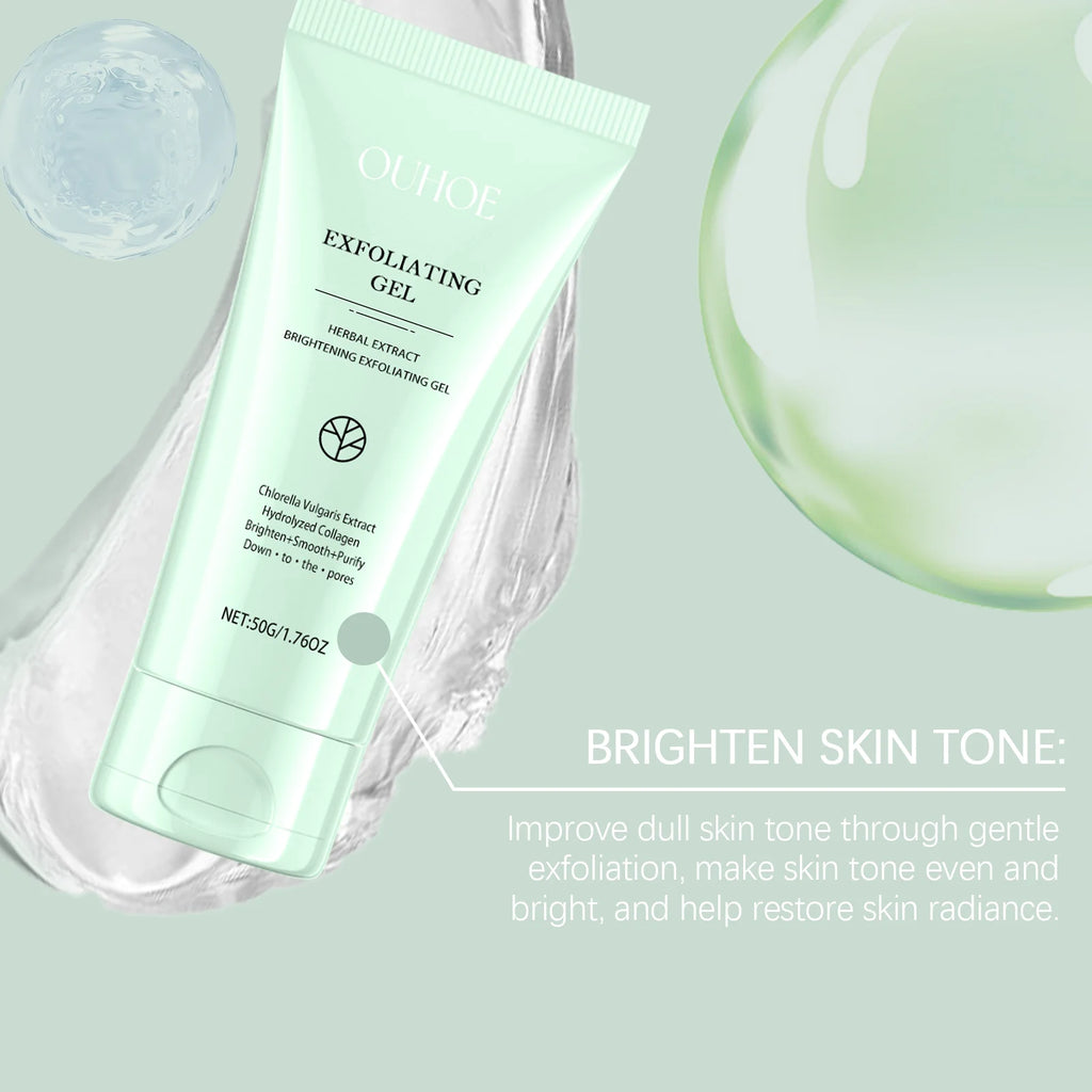 Exfoliating Peeling Gel Remove Dead Skin Dark Spot Deep Cleaning Purifying Brighten Tighten Pores Nourishing Repair Facial Scrub Oasis Select