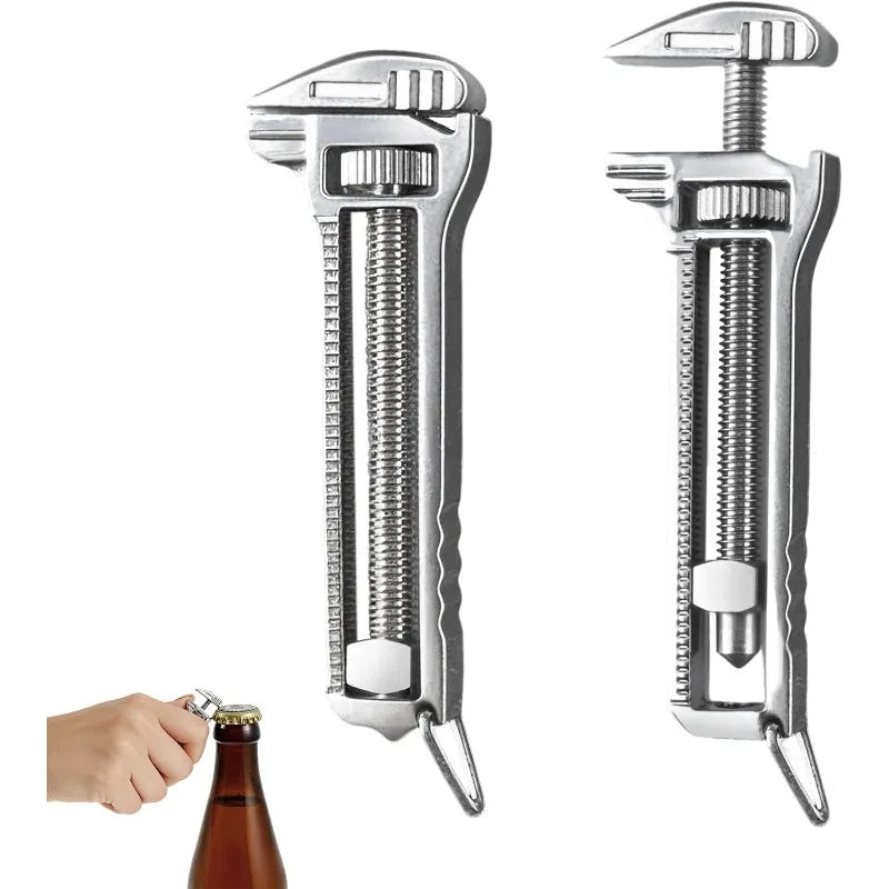 Bottle Opener Compact Titanium Alloy Mini Wrench Pocket Portable Multitool Tools For Outdoor Hiking Camping Outdoor Small Tools Oasis Select