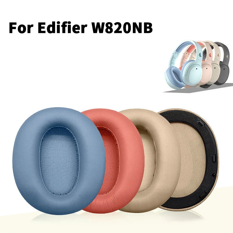 1pair Headphone Ear Pads Replacement Earpads Cushions with Plastic Snap On Clips for For W820NB Oasis Select
