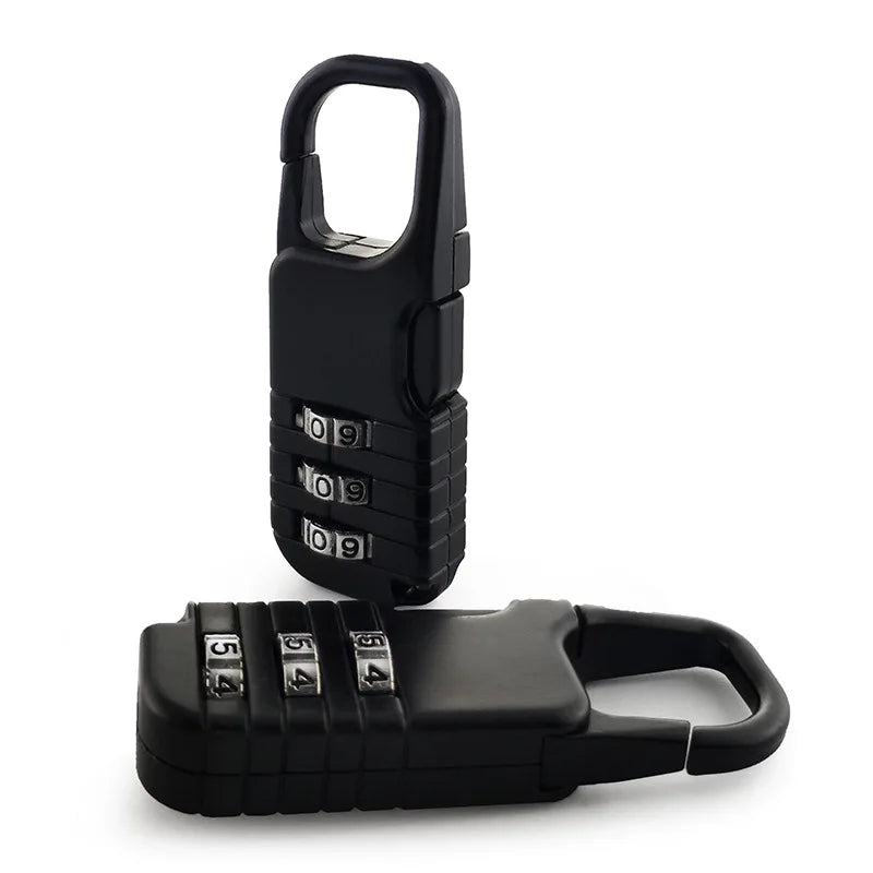 Portable Alloy Mini Lock Padlock Outdoor Travel Luggage Zipper Backpack Handbag Safe Anti-theft Combination Code Number Lock Oasis Select