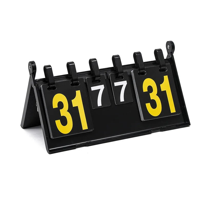 Portable Manual Flip Scoreboard – Basketball Tennis Volleyball