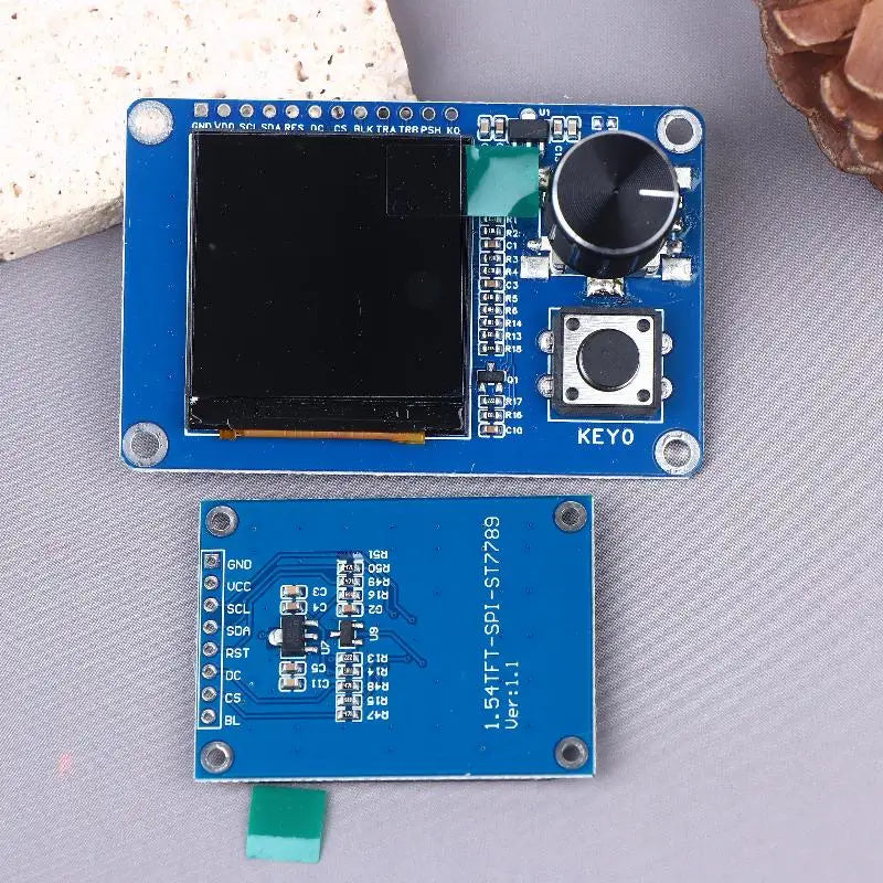 1.54 Inch TFT LCD Display Module With EC11 Rotary Encoder Button, IIC/I2C SPI Interface 240x240 For Arduino ESP32 ESP8266 DIY Oasis Select