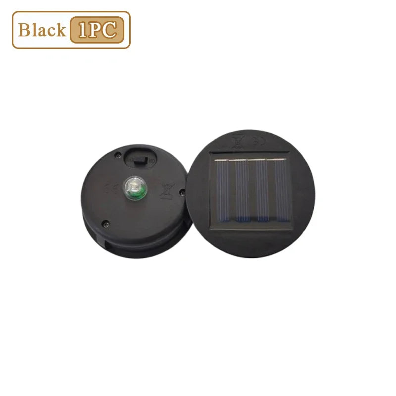 1PC Solar Lantern Replacement Parts Outdoor Hollow Projection Lantern Electronic Accessories Suitable for Outdoor Hanging Oasis Select Black-1PC