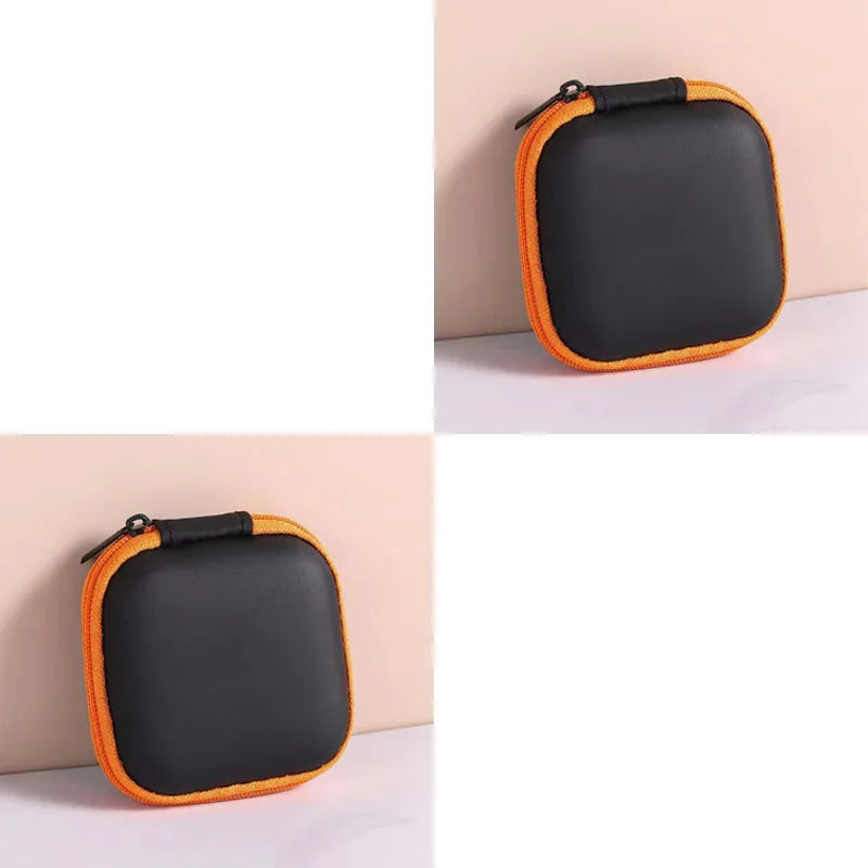 1 2 Mini Portable Earphone Bag Coin Purse Headphone USB Cable Case