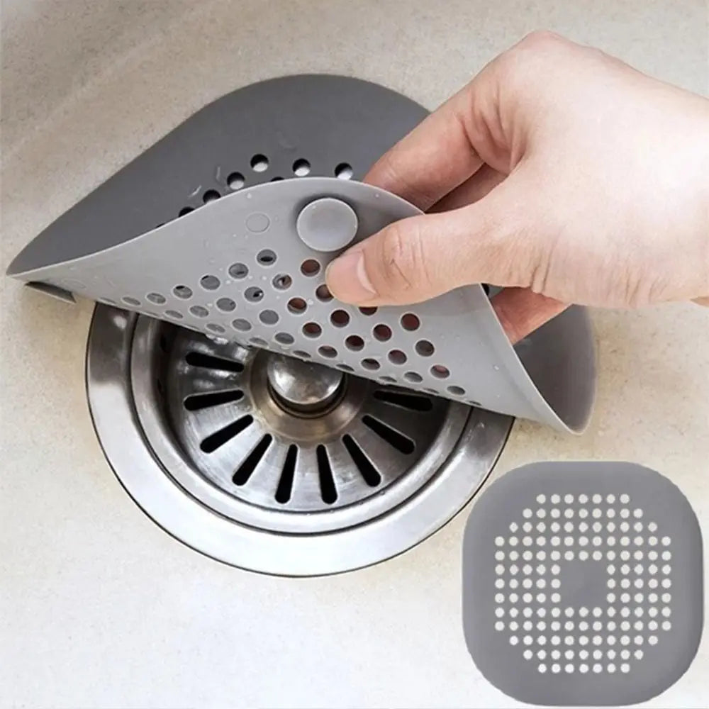 Durable Silicone Kitchen Sink Strainer Hair Drain Catcher Shower Drain Strainer Adsorption Sink Strainer Floor Drain Filter Oasis Select