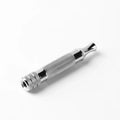 Yaqi Diagonal Stainless Steel Safety Razor Handle 77mm Handle Length And13MM Diameter Comfortable Non-Slip Grip Shave Experience Oasis Select RAS2582